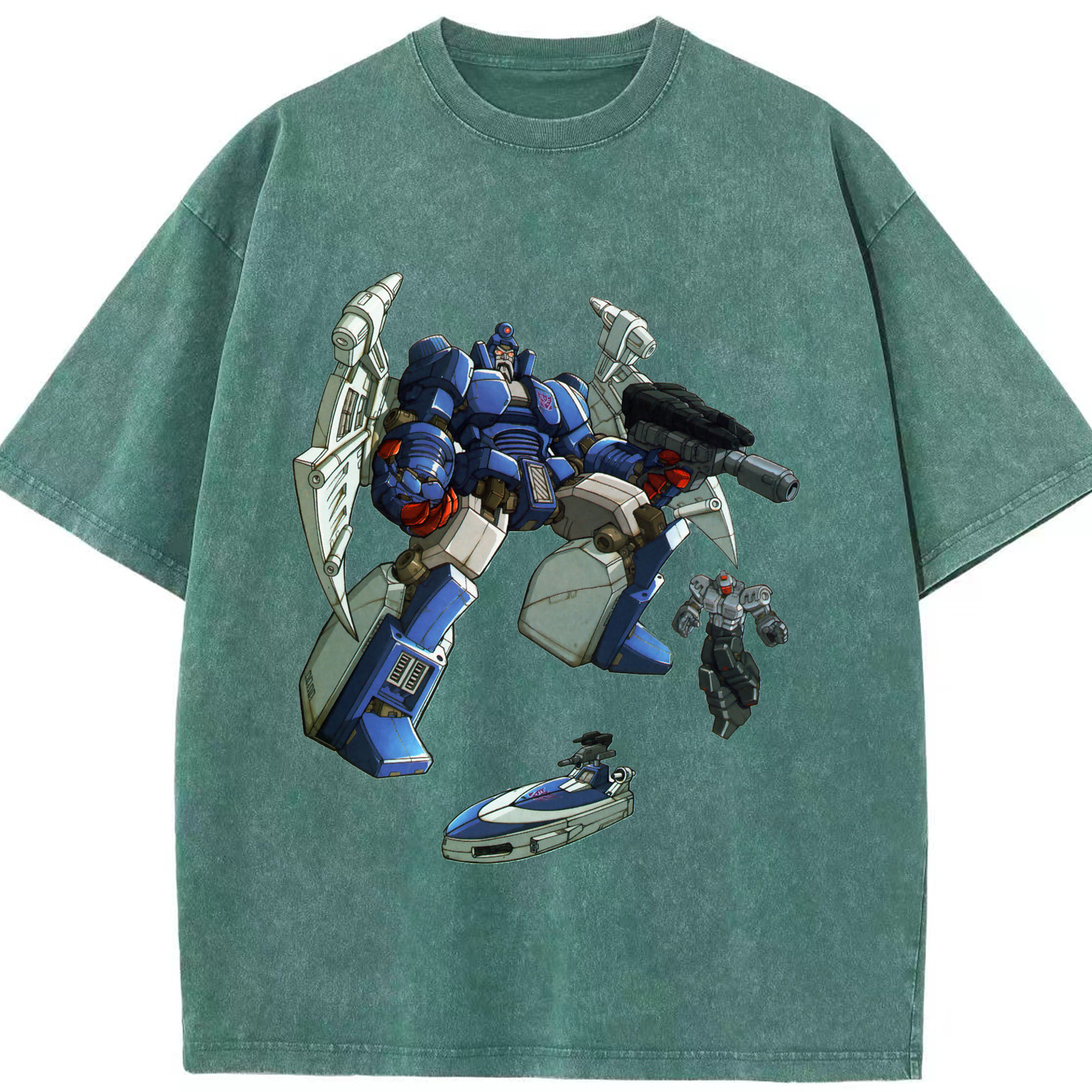 （画像用）  綿100% ヴィンテージ風 半袖Tシャツ（フロントプリント）